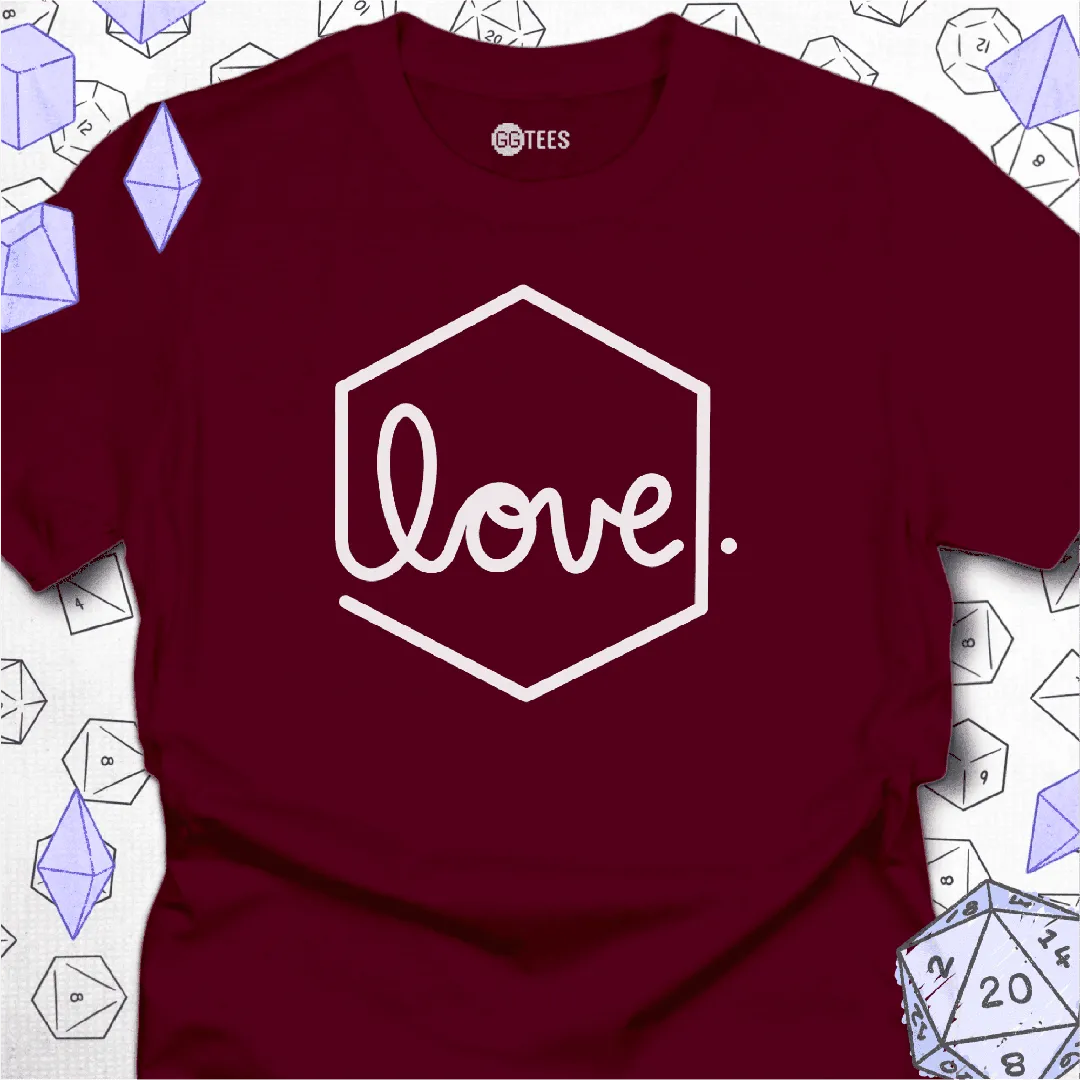 Love D20 T-Shirt - GG Tees