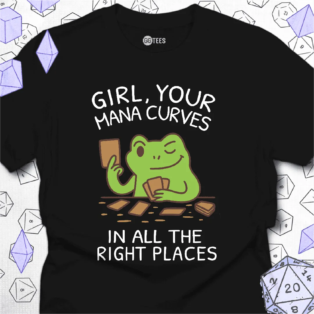 Your Mana Curves T-Shirt - GG Tees