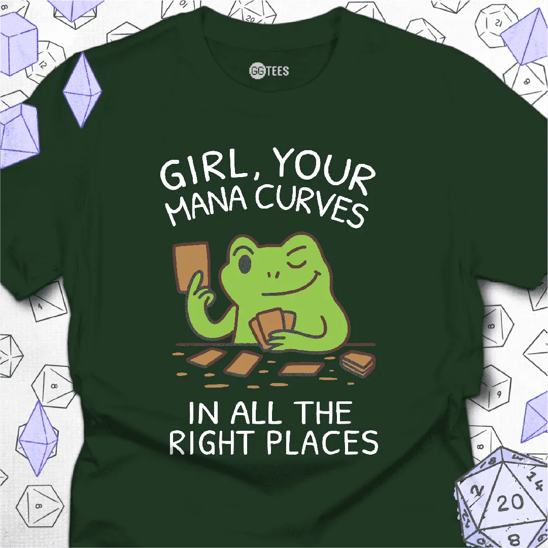 Your Mana Curves T-Shirt - GG Tees