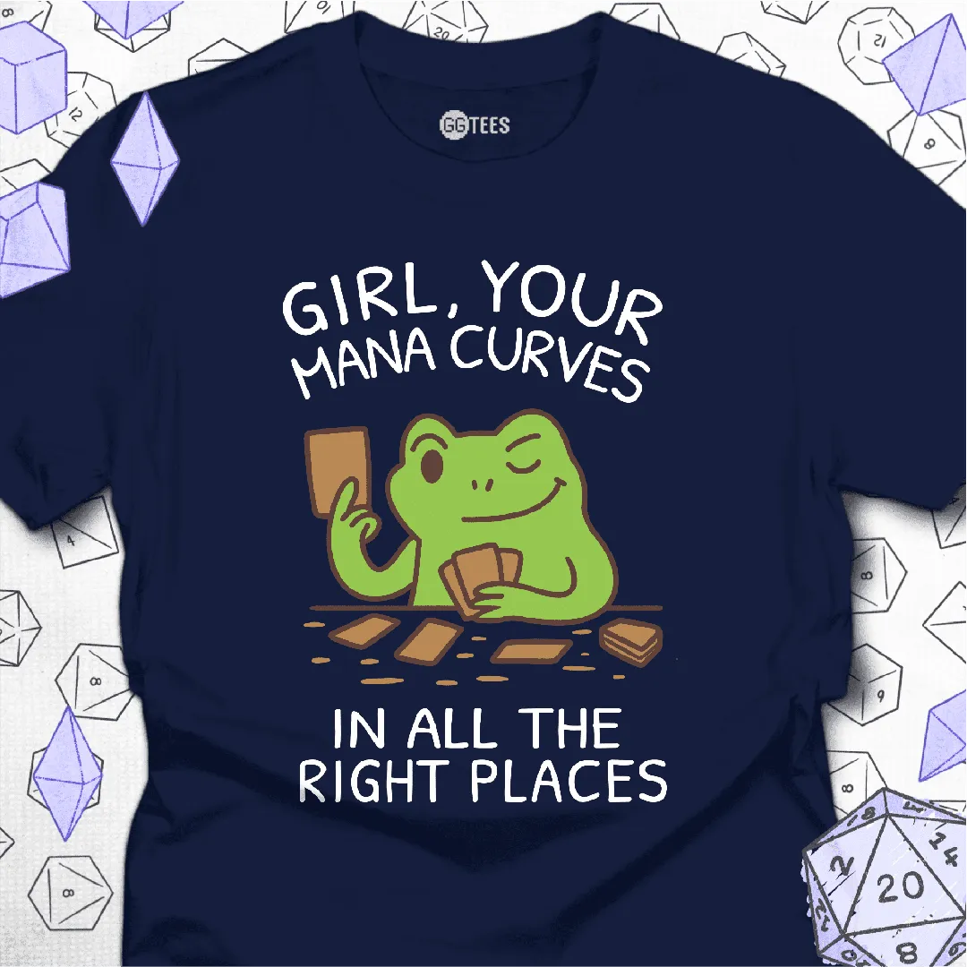 Your Mana Curves T-Shirt - GG Tees