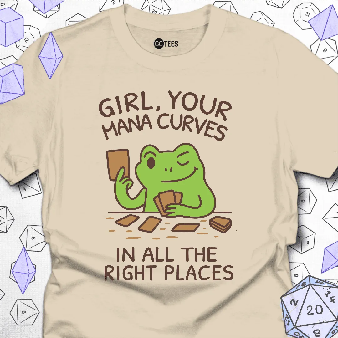 Your Mana Curves T-Shirt - GG Tees