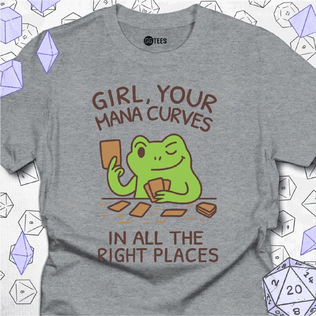 Your Mana Curves T-Shirt - GG Tees