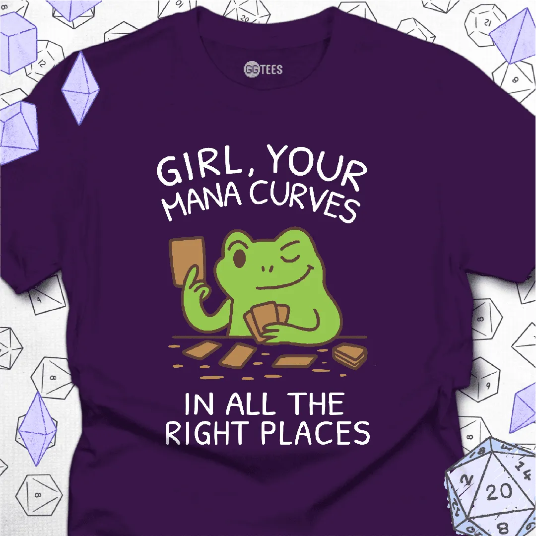 Your Mana Curves T-Shirt - GG Tees