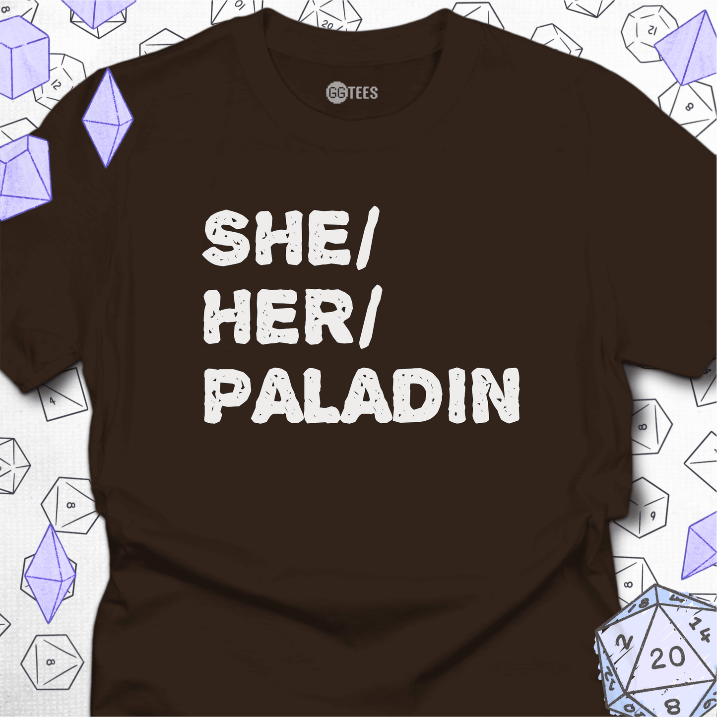 She Her Paladin T-Shirt