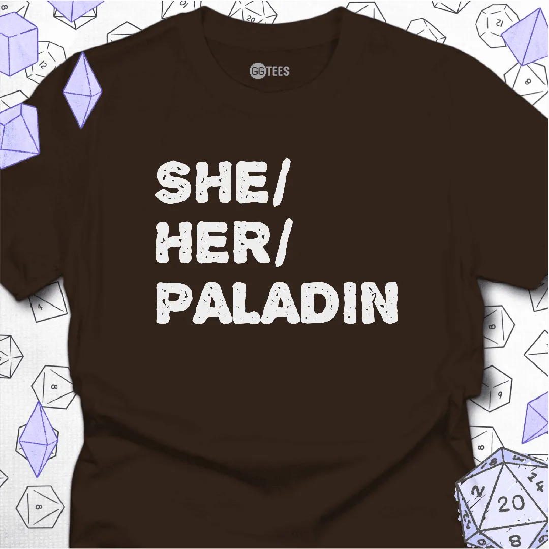 She Her Paladin T-Shirt - GG Tees