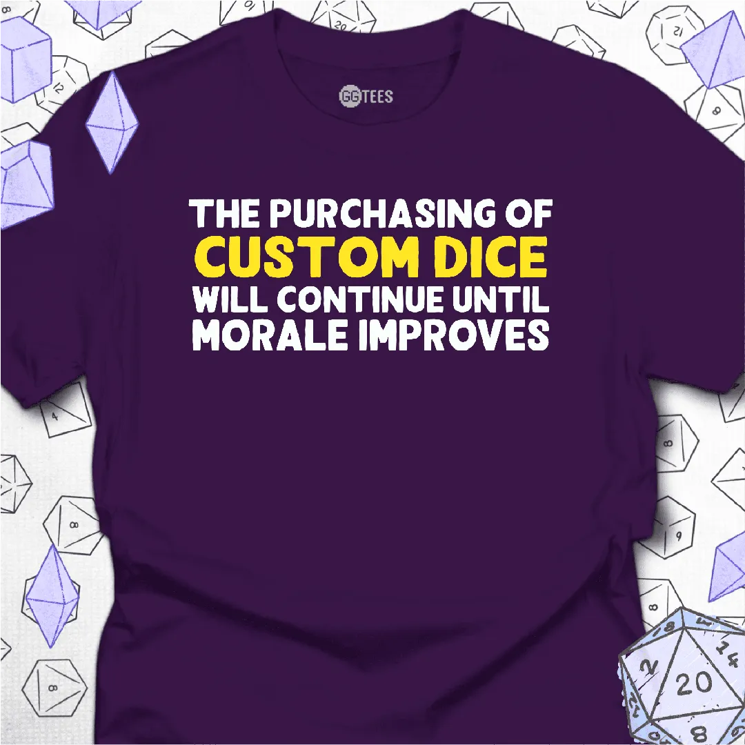 Purchasing Custom Dice T-Shirt - GG Tees