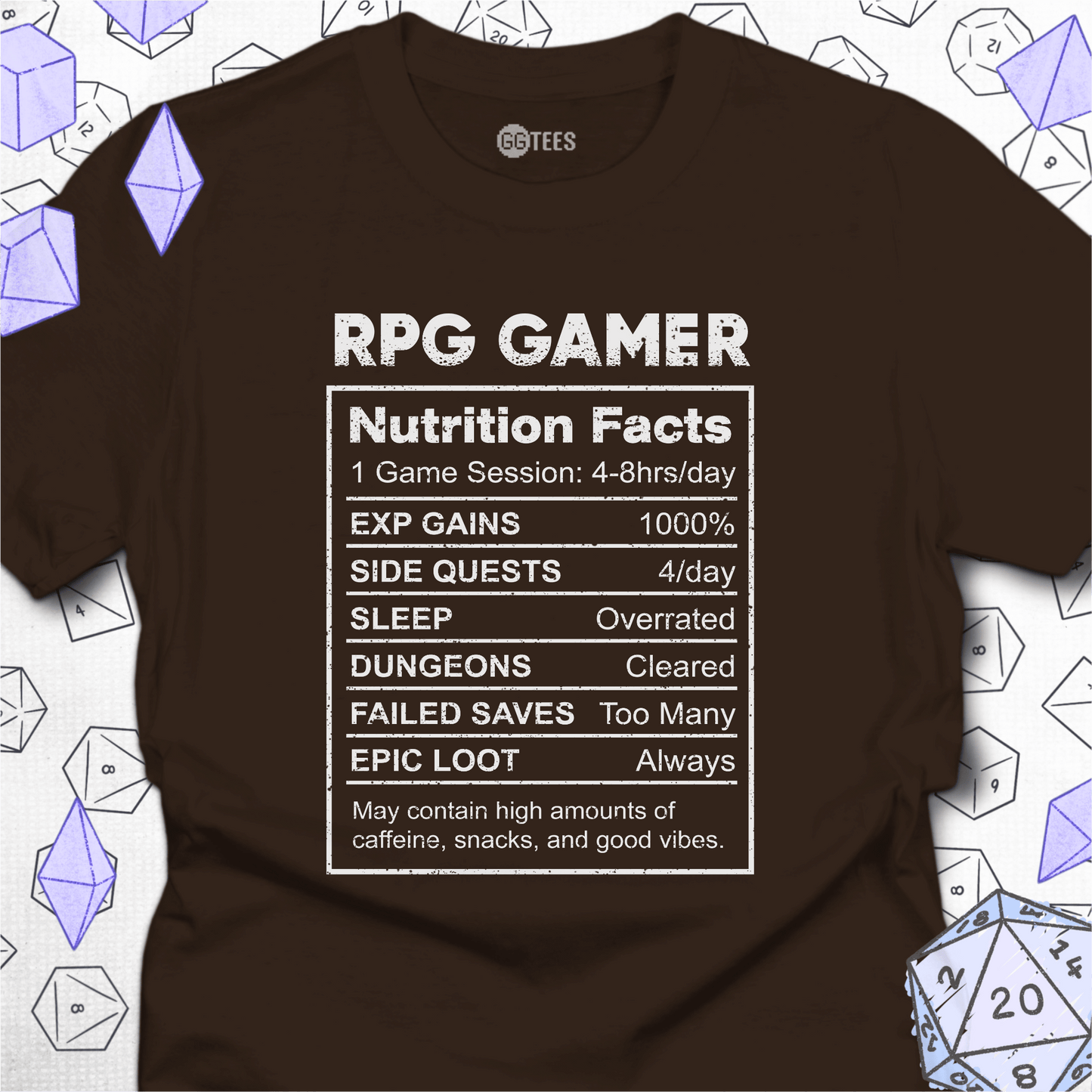 RPG Gamer Nutrition T-Shirt
