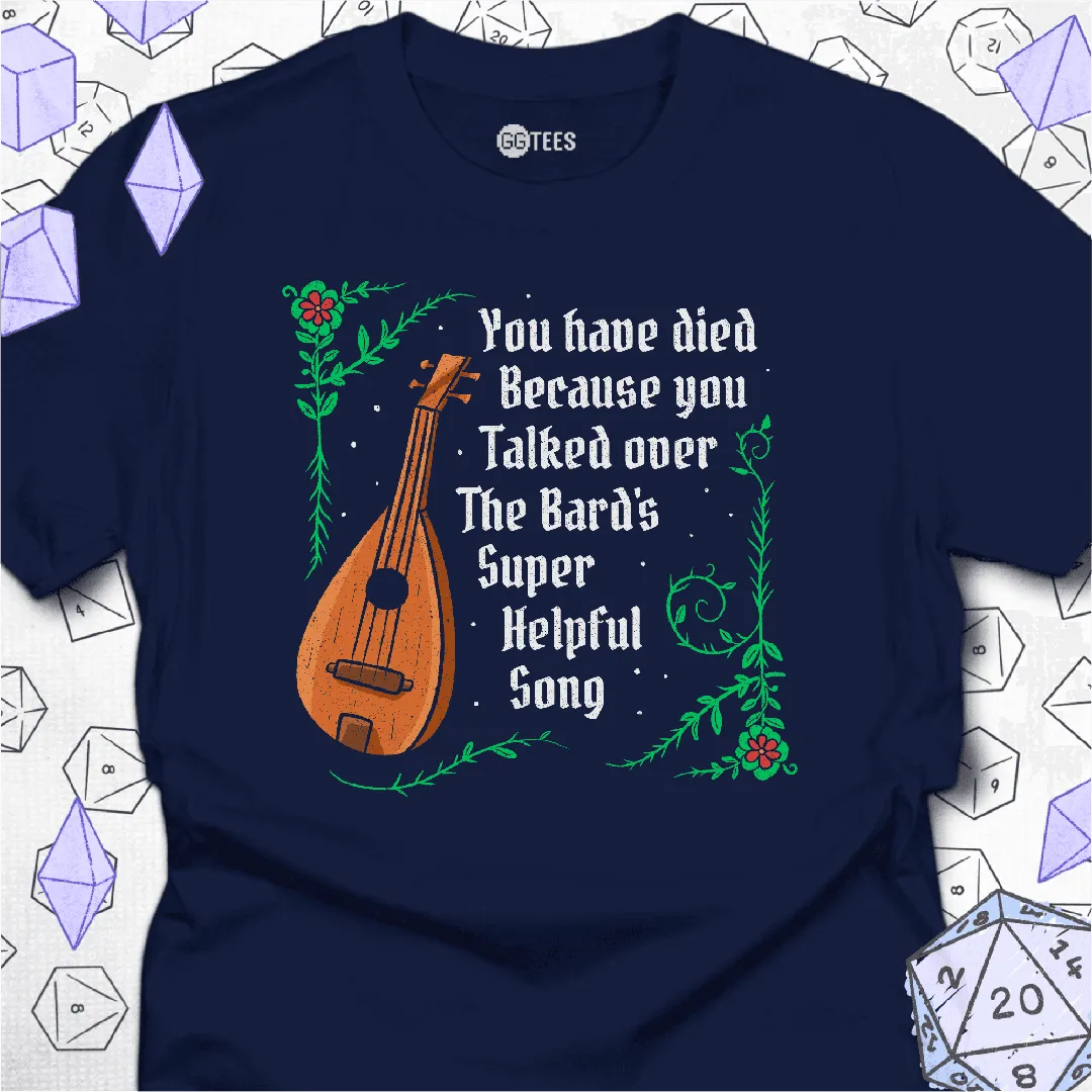 Talking Over the Bard T-Shirt - GG Tees