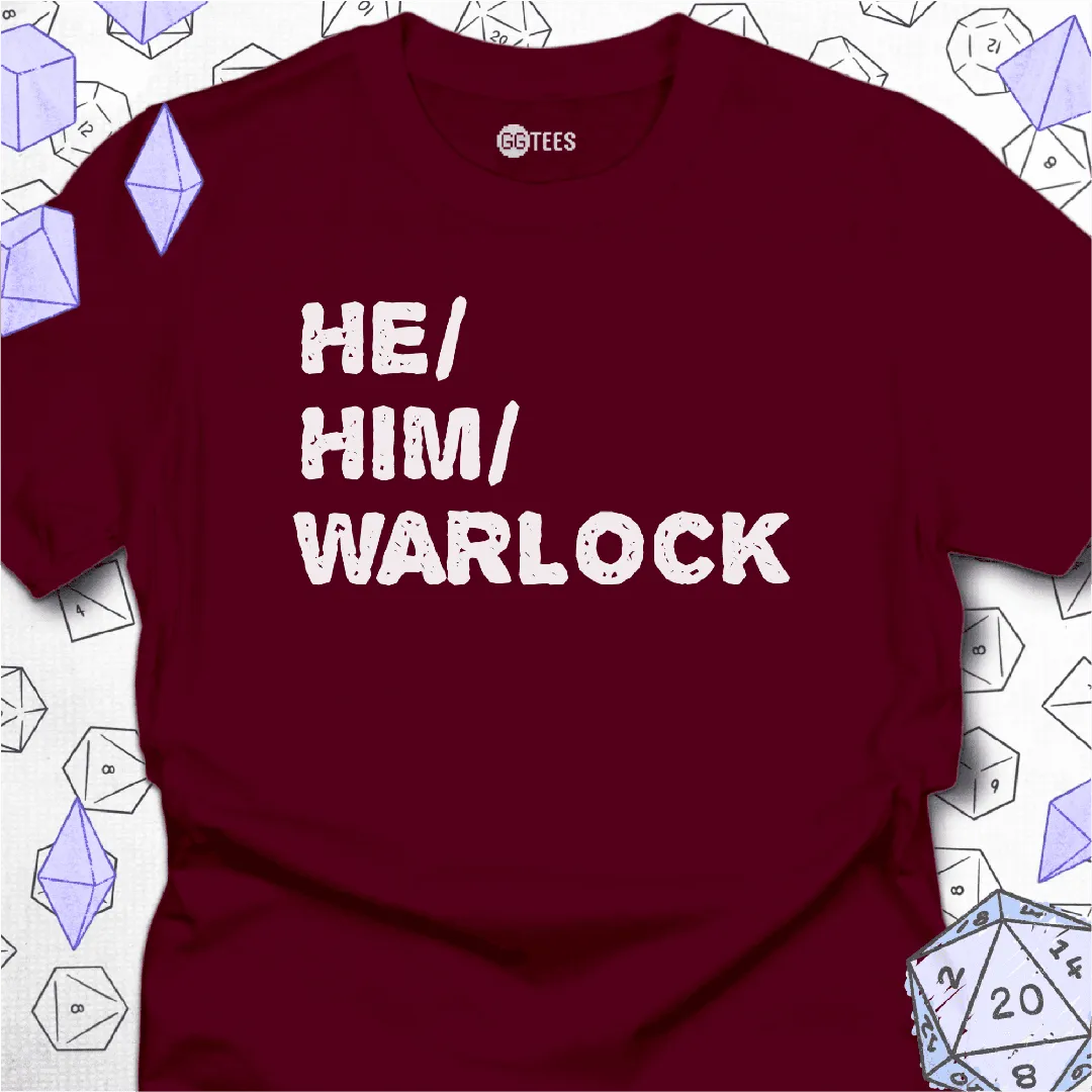 He Him Warlock T-Shirt - GG Tees