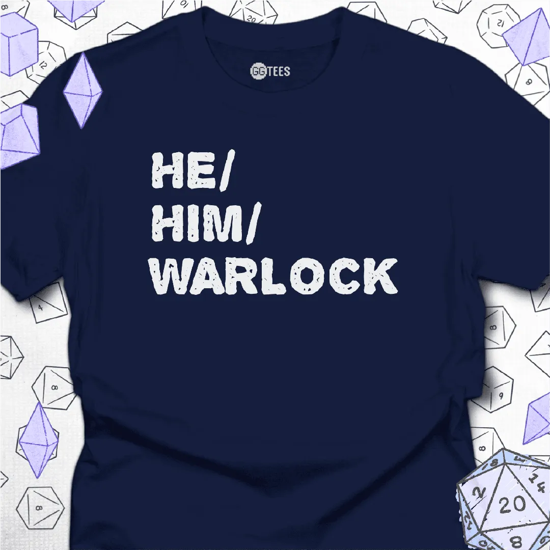 He Him Warlock T-Shirt - GG Tees