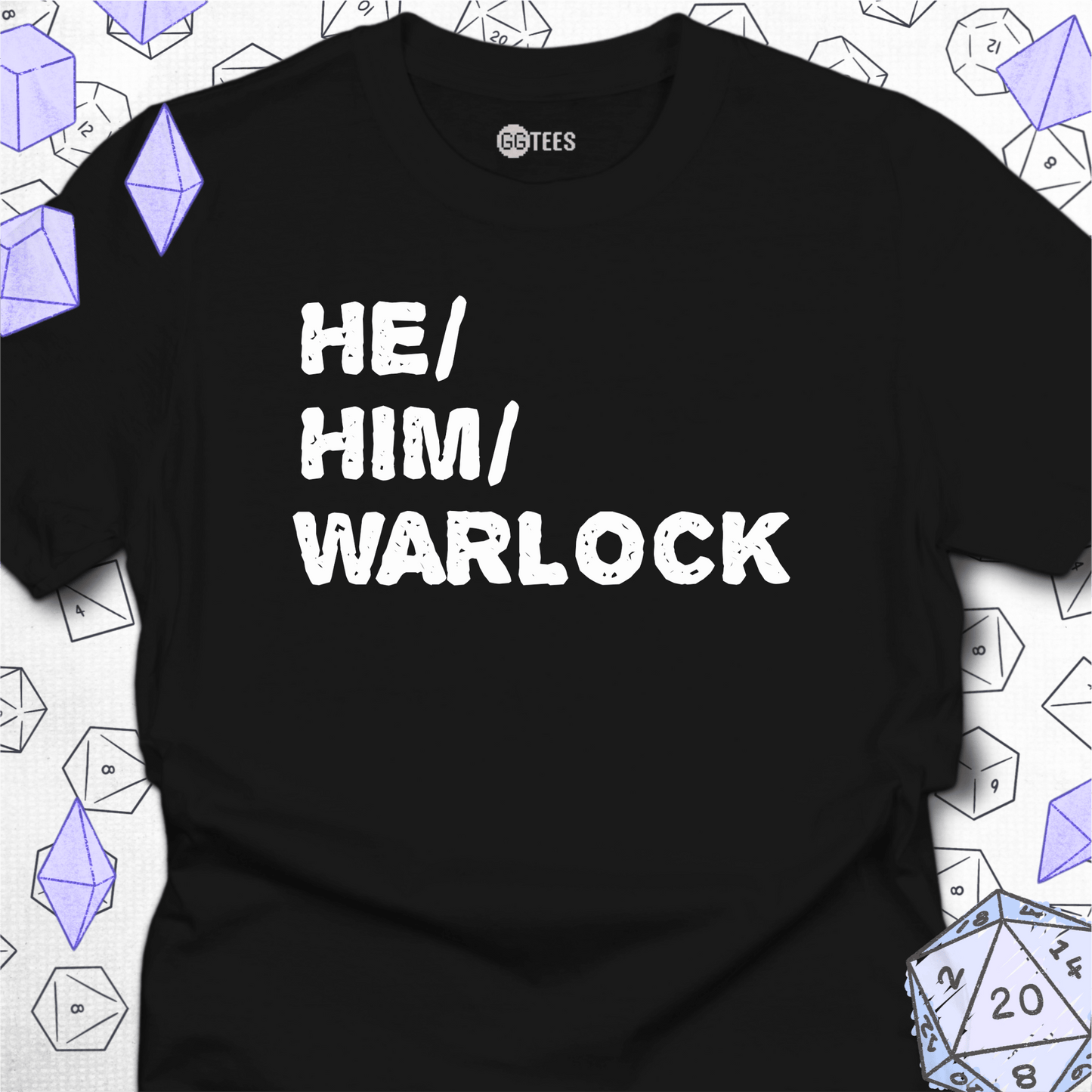 He Him Warlock T-Shirt