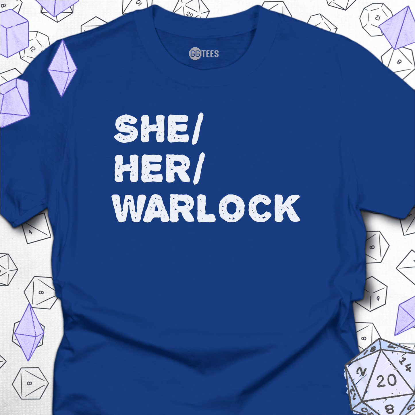 She Her Warlock T-Shirt