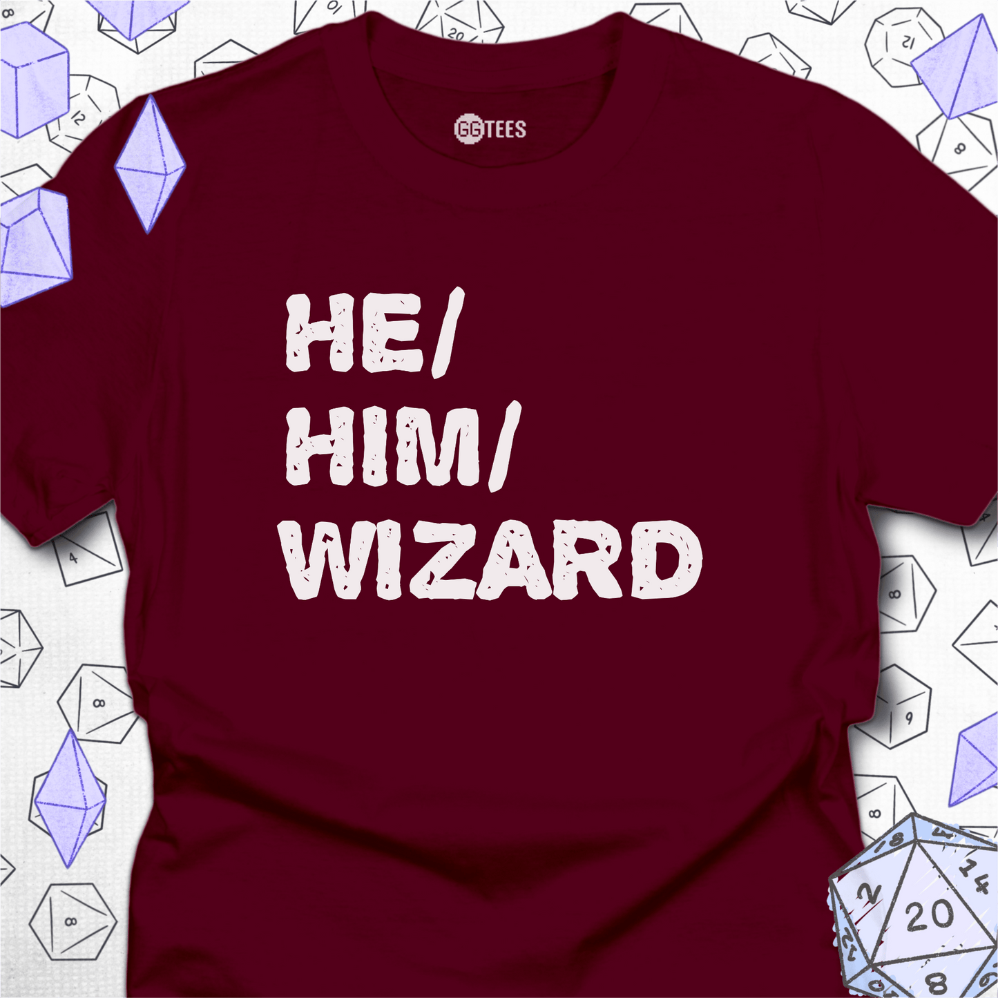 He Him Wizard T-Shirt