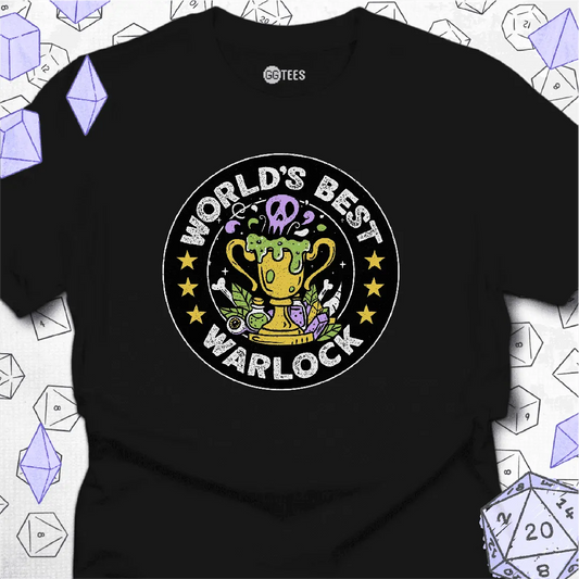 World's Best Warlock T-Shirt - GG Tees