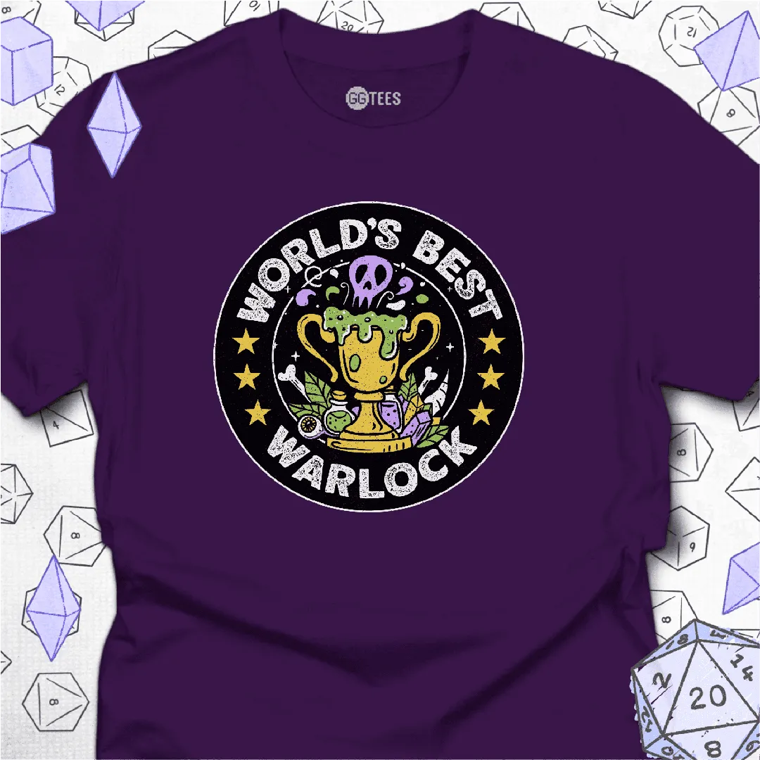 World's Best Warlock T-Shirt - GG Tees