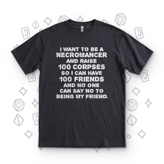 100 Friends - Black