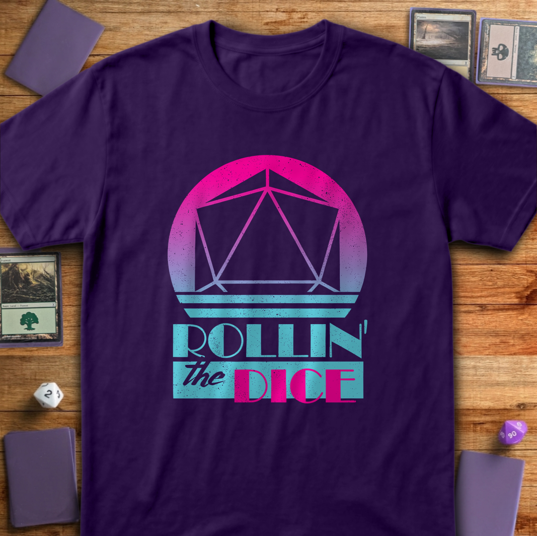 80s Rollin' the Dice - Purple