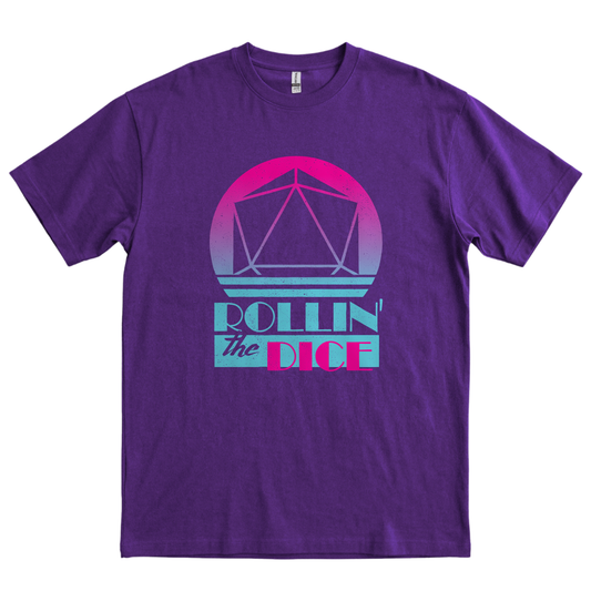 80s Rollin' the Dice - Purple