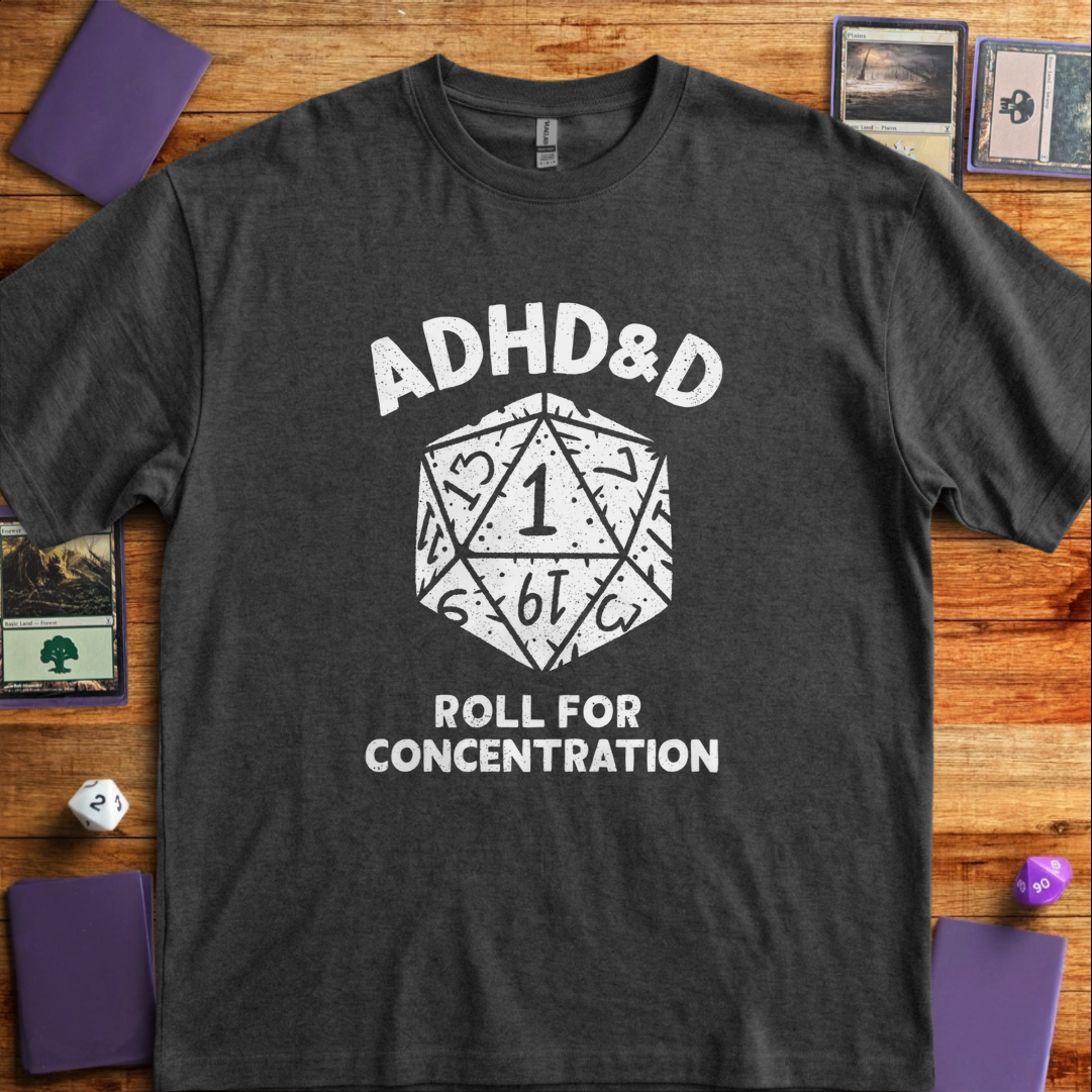 ADHD&D - Dark Heather Grey