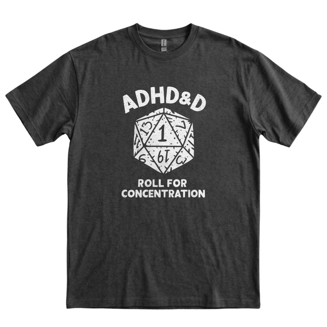 ADHD&D - Dark Heather Grey