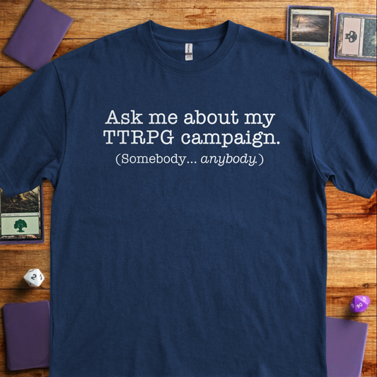 Ask Me About My Campaign - Navy
