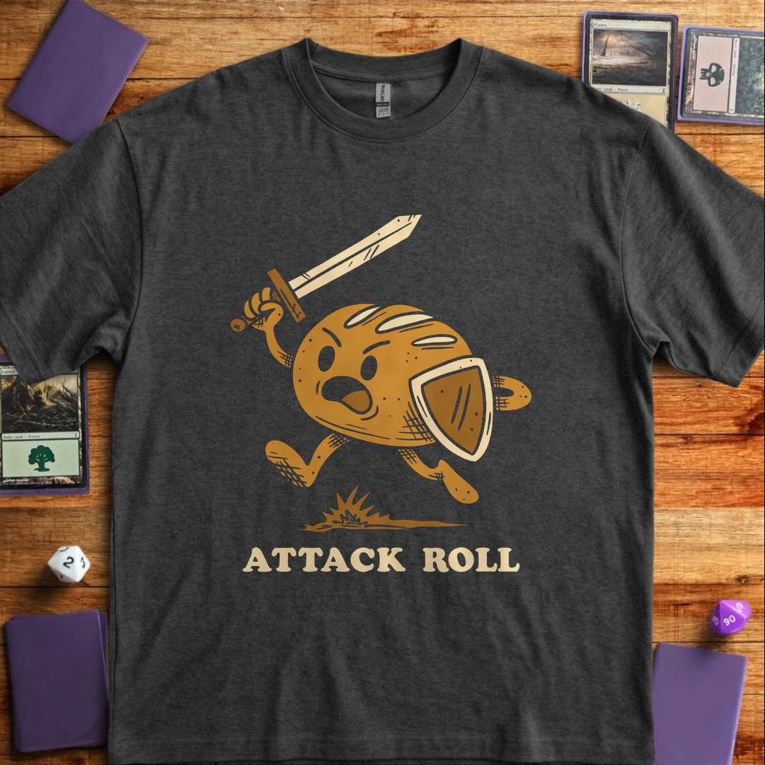 Attack Roll - Dark Heather Grey