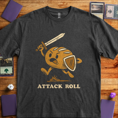 Attack Roll - Dark Heather Grey