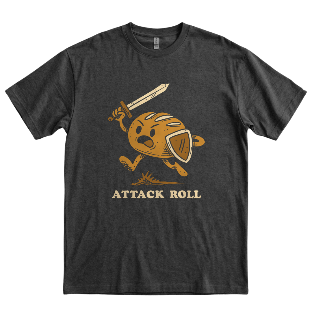 Attack Roll - Dark Heather Grey
