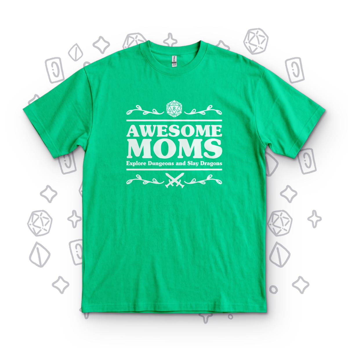 Awesome Moms - Irish Green