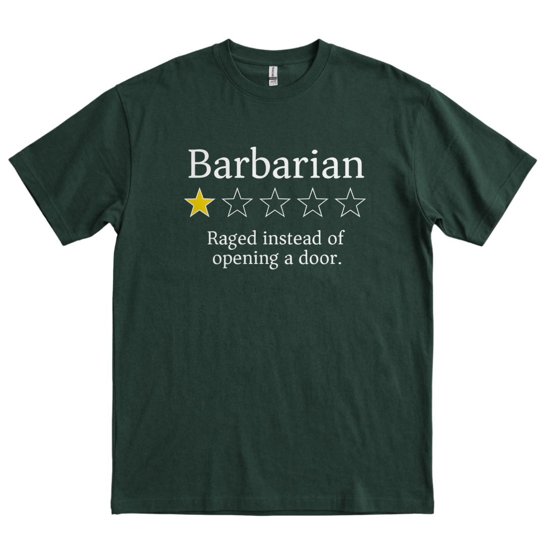 Barbarian Review - Forest Green