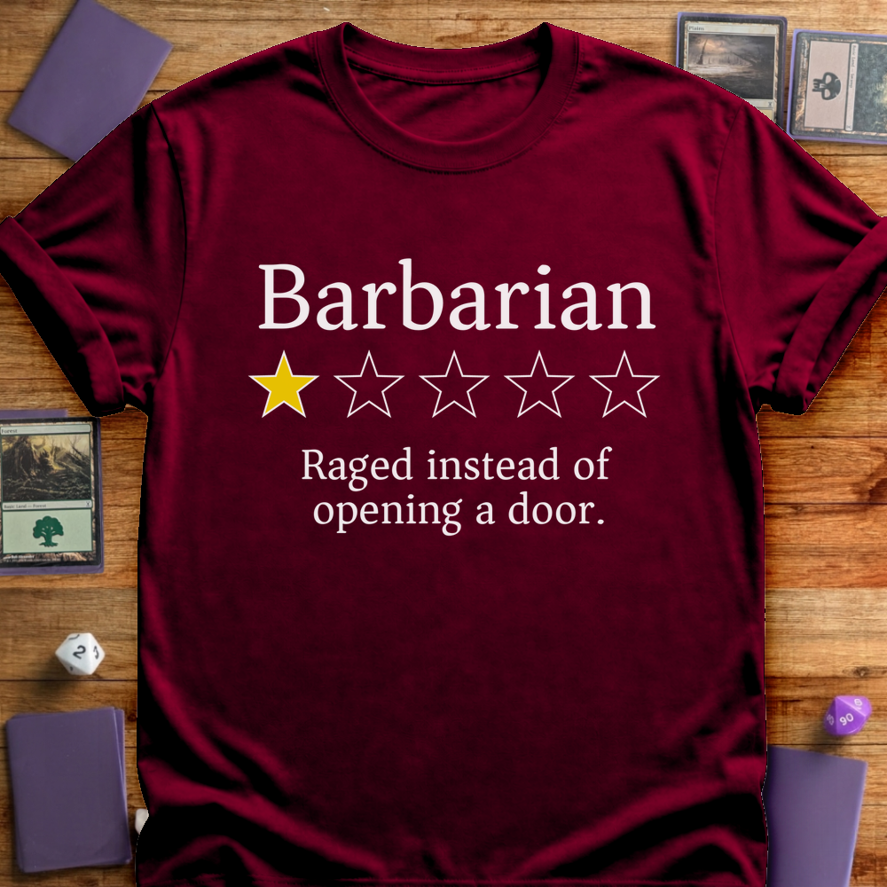 Barbarian Review - Maroon