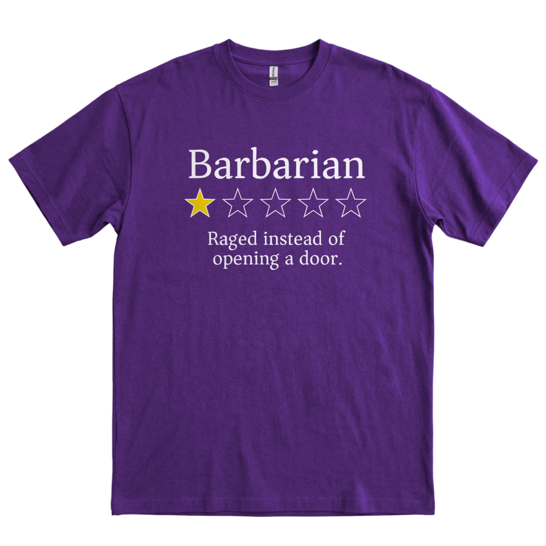 Barbarian Review - Purple