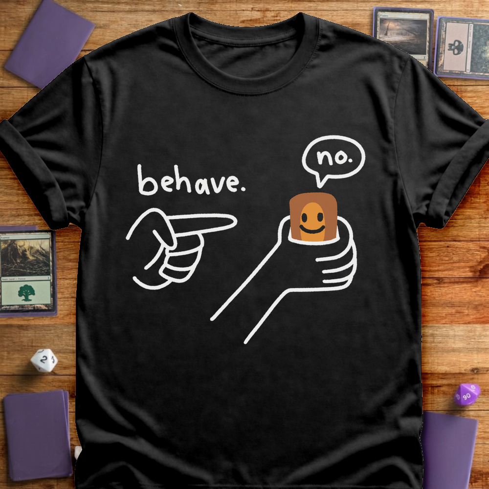 Behave Card - Black