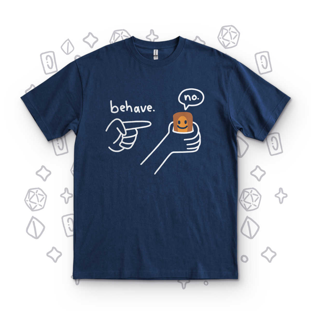 Behave Card - Navy