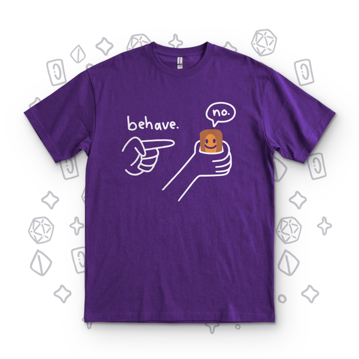 Behave Card - Purple