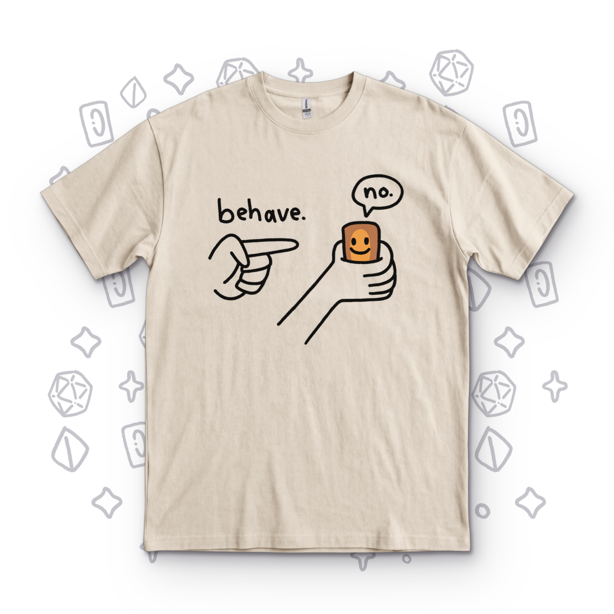 Behave Card - Sand
