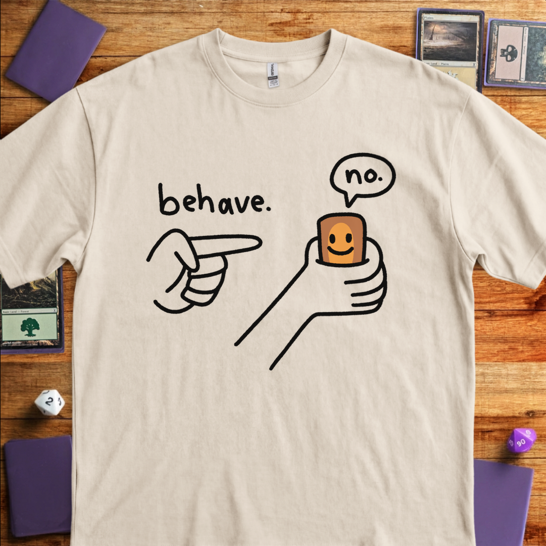Behave Card - Sand