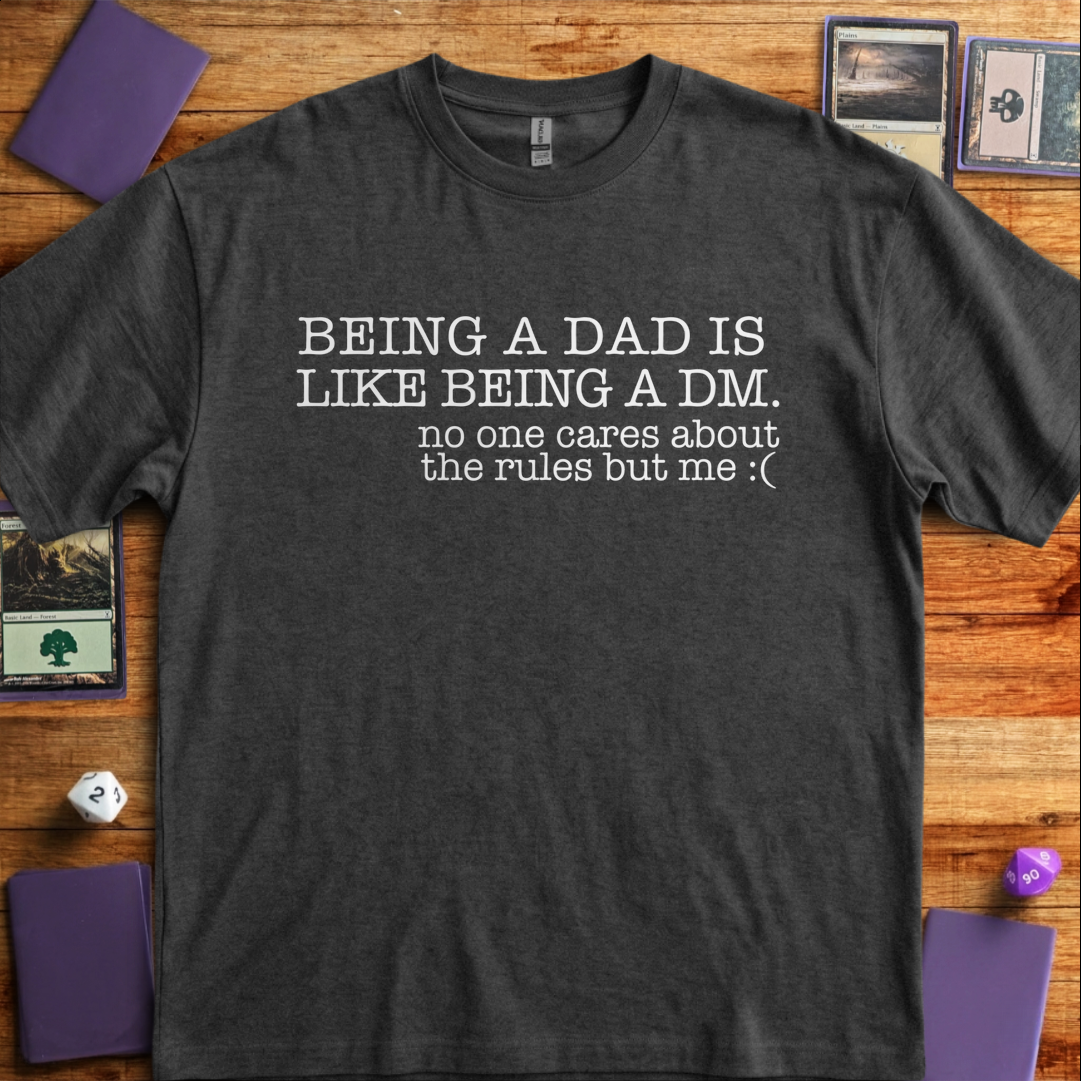 Being A Dad - Dark Heather Grey