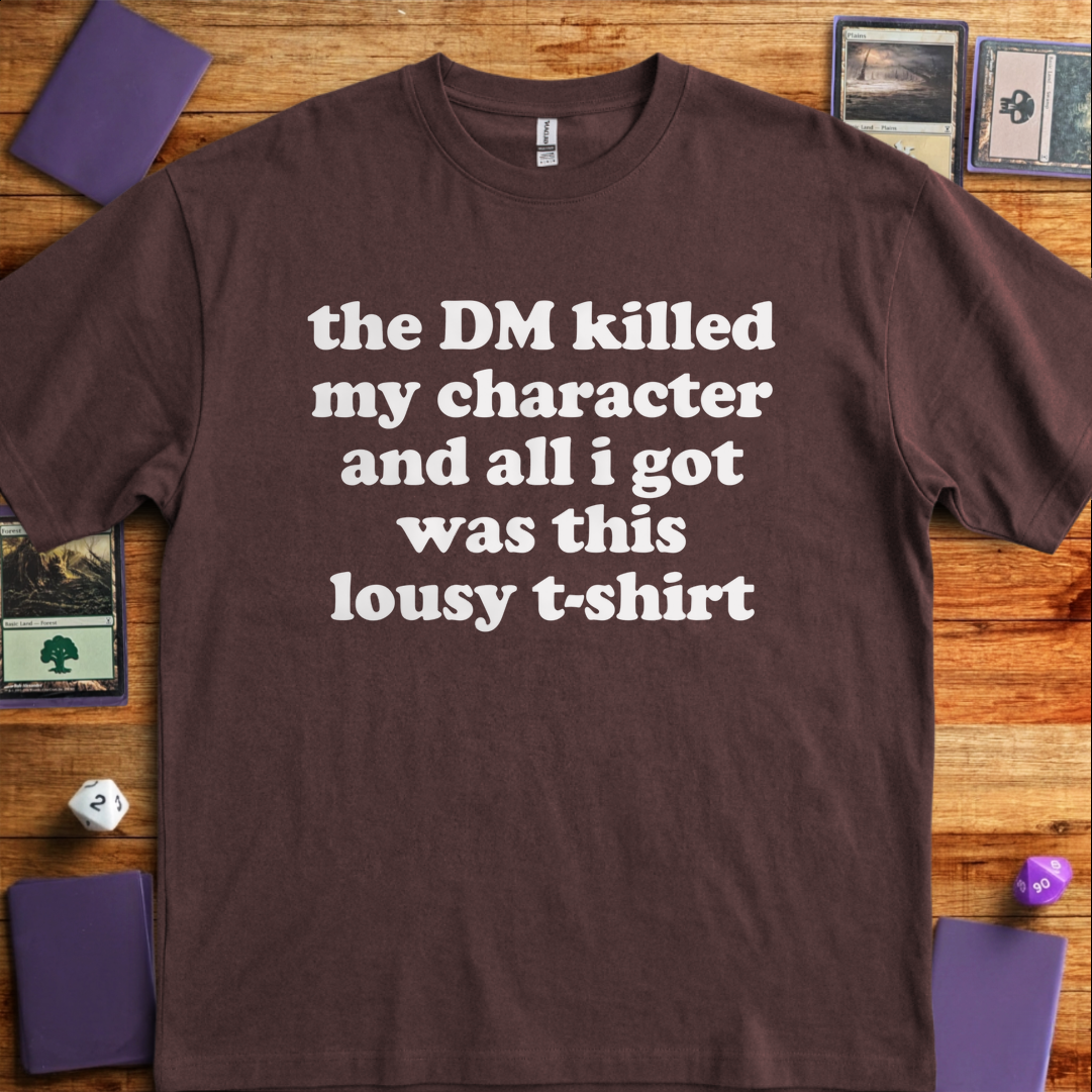 The DM Killed My Character - Dark Chocolate