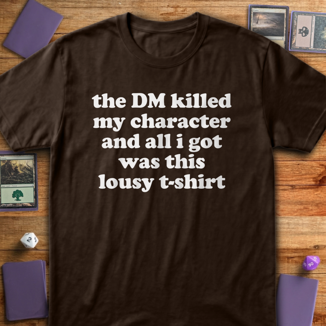The DM Killed My Character - Dark Chocolate