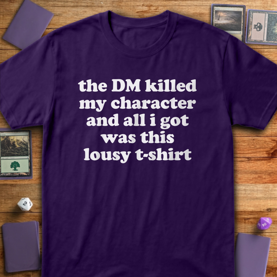 The DM Killed My Character - Purple