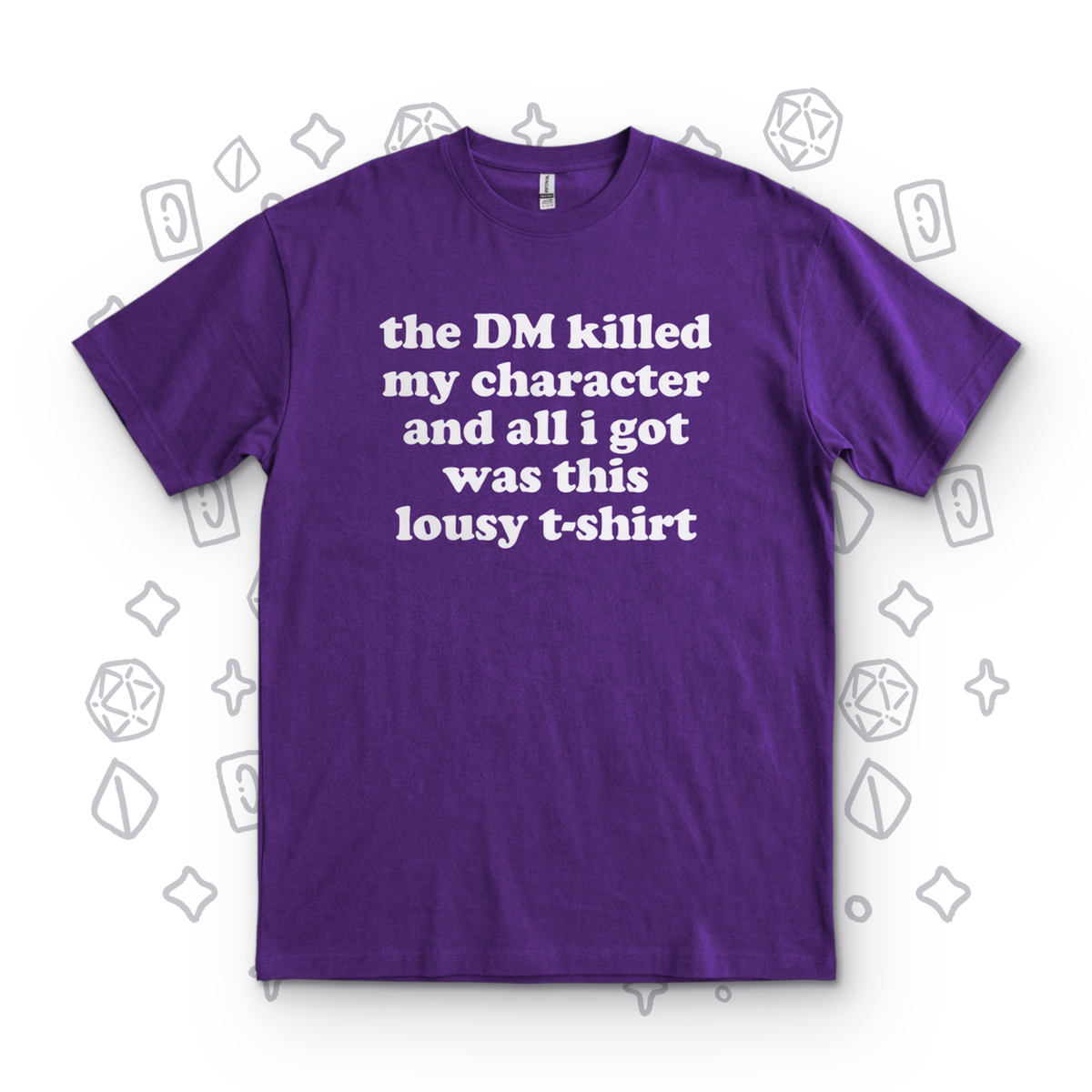 The DM Killed My Character - Purple