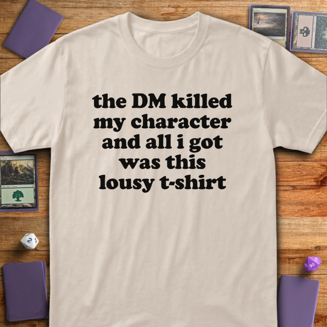 The DM Killed My Character - Sand