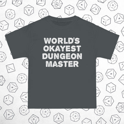 World's Okayest Dungeon Master - Hanes Beefy Tee