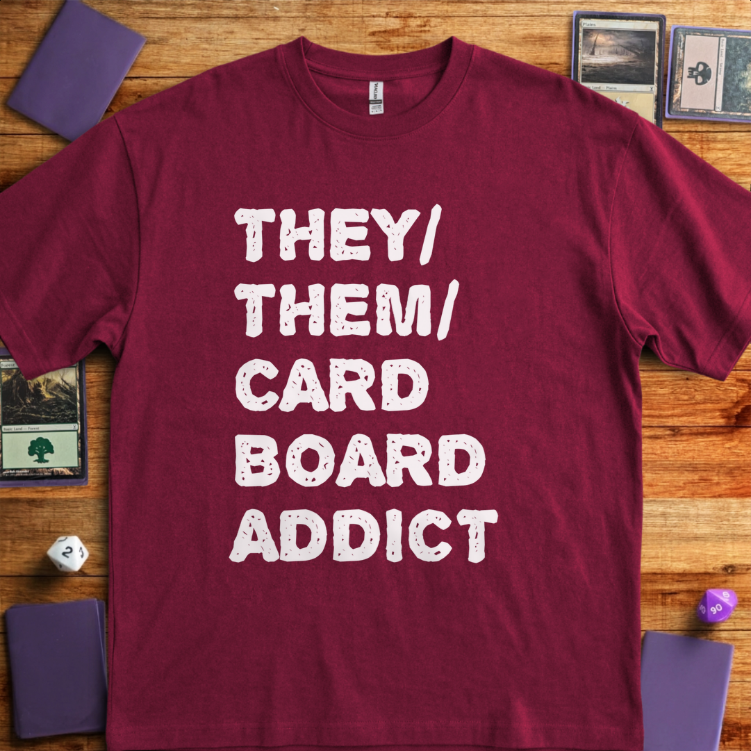 They Them Cardboard Addict - Maroon