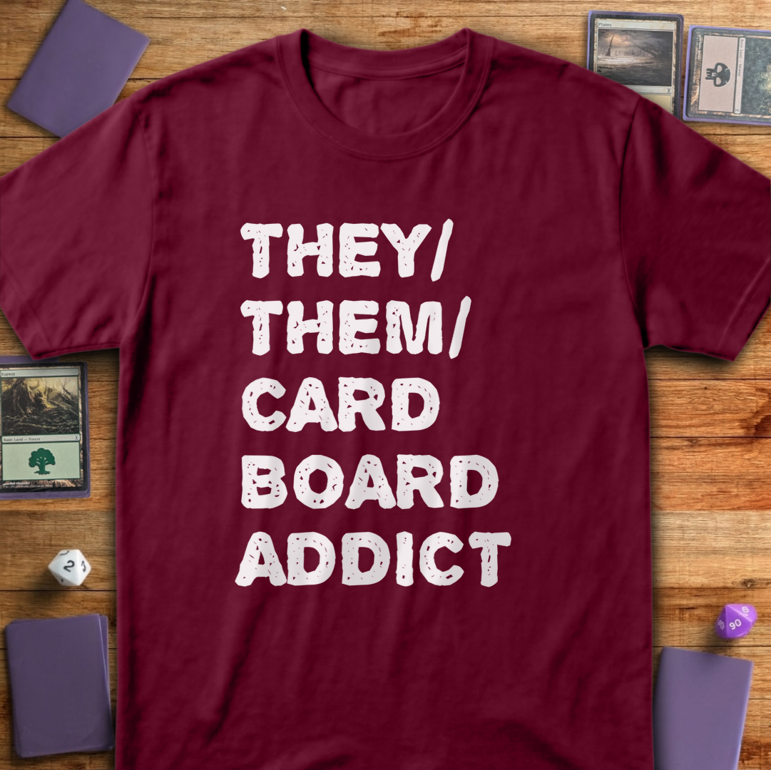They Them Cardboard Addict - Maroon