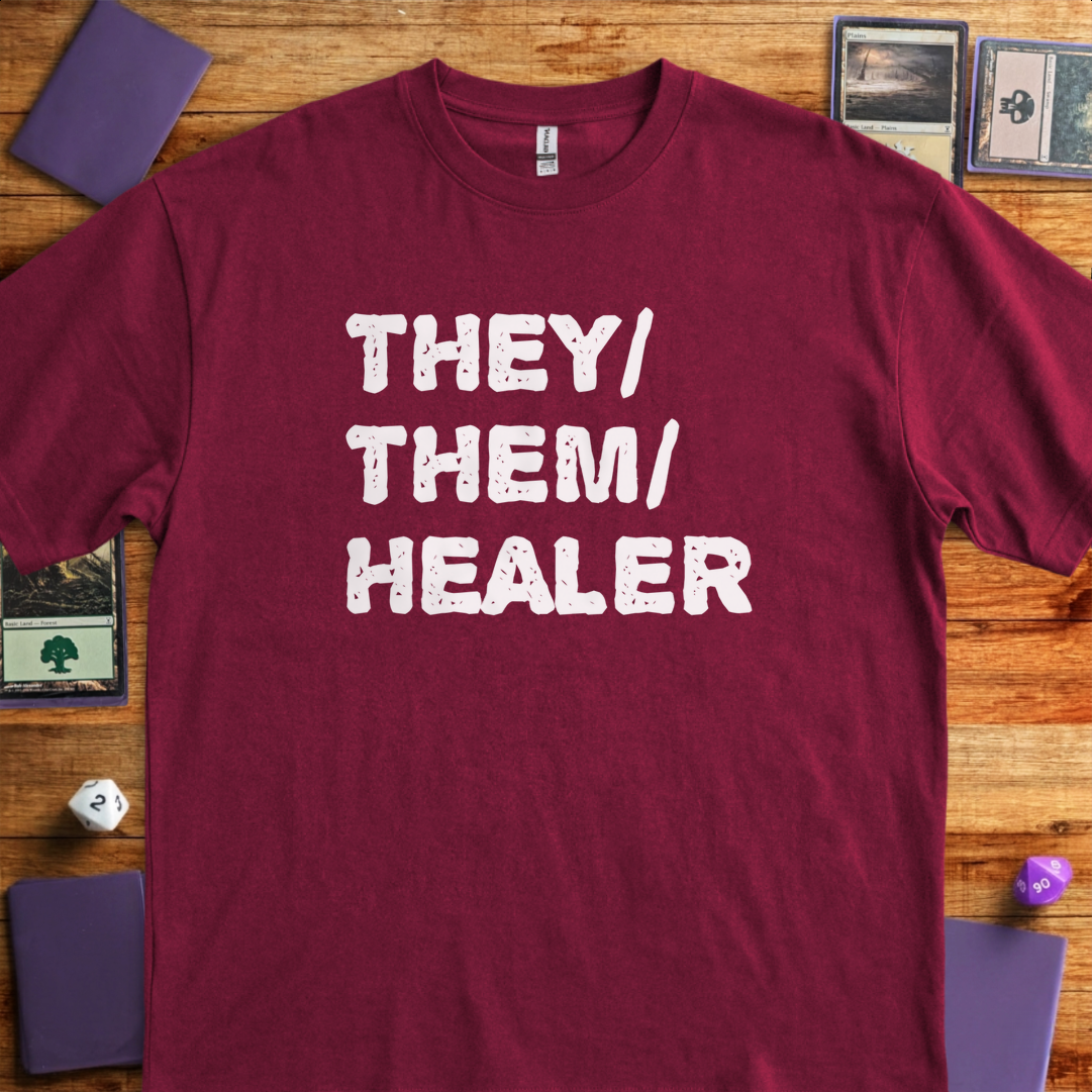 They Them Healer - Maroon