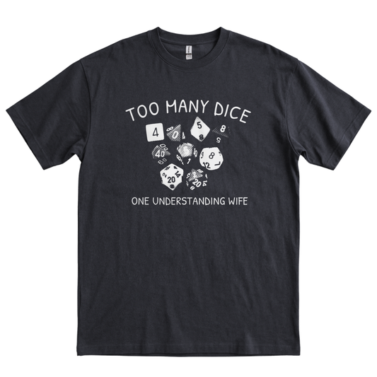 Too Many Dice - Black