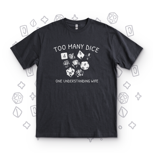 Too Many Dice - Black