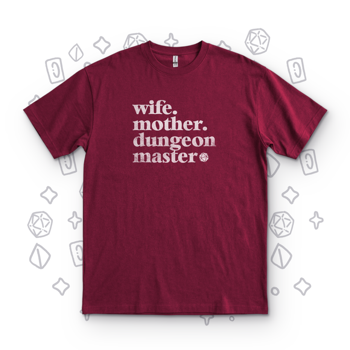 Wife Mother DM - Maroon